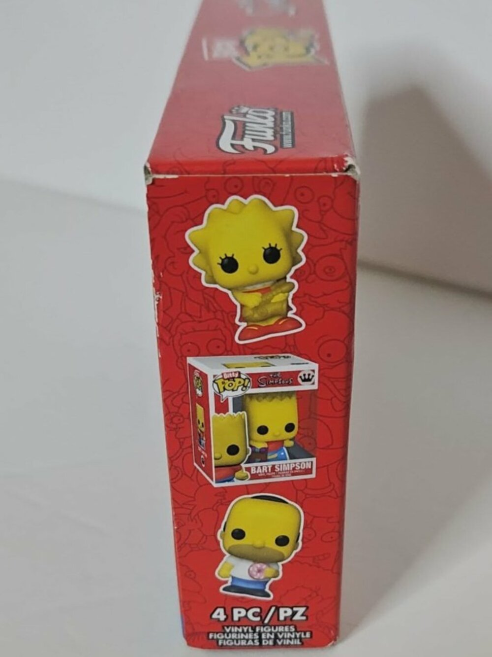 Funko Bitty Pop The Simpsons 4-Pack Series 2 - Itchy Marge Moe New In Box - Picture 11 of 11